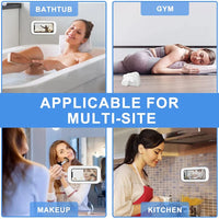 Thumbnail for New Rotation Waterproof Bathroom Phone Wall Mount Holder Adjustable Shower Phone Case Stick on Wall Bathroom Toilet Phone Holder