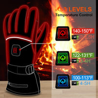 Thumbnail for 7.4V Heated Gloves Rechargeable Electric Battery Heated Gloves for Men Women,Touchscreen Thermal Heat Gloves,Battery Heated Ski Cycling Hunting Winter Hot Thermal Gloves Hand Warmer