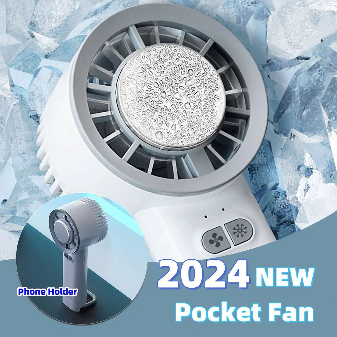 2024 Summer Gadget Handheld Turbo Jet Fan •Mini Portable Ice Cold Fan •Brushless Motor •Wind High Speed Duct Fans •Violent Blower - Epic Trends and Gifts-Fan-2024 Summer Gadget Handheld Turbo Jet Fan •Mini Portable Ice Cold Fan •Brushless Motor •Wind High Speed Duct Fans •Violent Blower