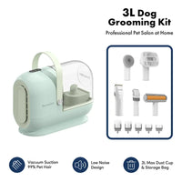 Thumbnail for Homeika Dog Grooming Kit, 3L Vacuum with 99% Suction Power, Silent Pet Vacuum Groomer, Dog and Cat Brush