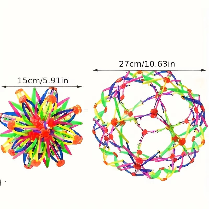 Large Retractable Balls, a Blooming Ball That Can Be Enlarged or Reduced, an Outdoor Toy Shrinking Ball or Expanding Ball