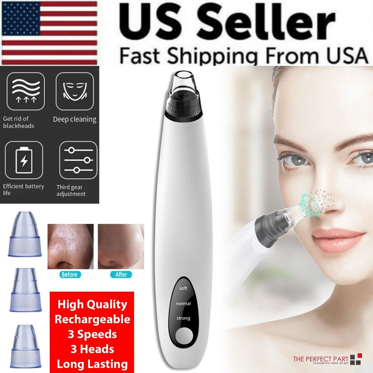 Professional Product Title: "Electric Blackhead Remover with Diamond Suction for Pore Cleansing"