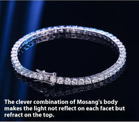 Thumbnail for Moissanite Tennis Bracelet in S925 Sterling Silver