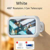 Thumbnail for New Rotation Waterproof Bathroom Phone Wall Mount Holder Adjustable Shower Phone Case Stick on Wall Bathroom Toilet Phone Holder