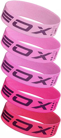 Thumbnail for Exercise Resistance Fabric Loop Bands, Non-Slip Resistance Workout Bands for Legs & Butt and Glutes, 5 Resistance Levels Hip Training Bands (Pink)