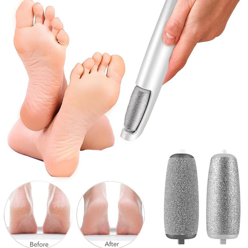 Electric Feet Callus Remover,Portable Electronic Foot File Pedicure Tools,Waterproof Foot Scrubber File,Pedi Foot Care for Dead,Hard Cracked Dry Skin