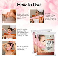 Thumbnail for Reusable V Line lifting Mask Facial Slimming Strap - Double Chin Reducer