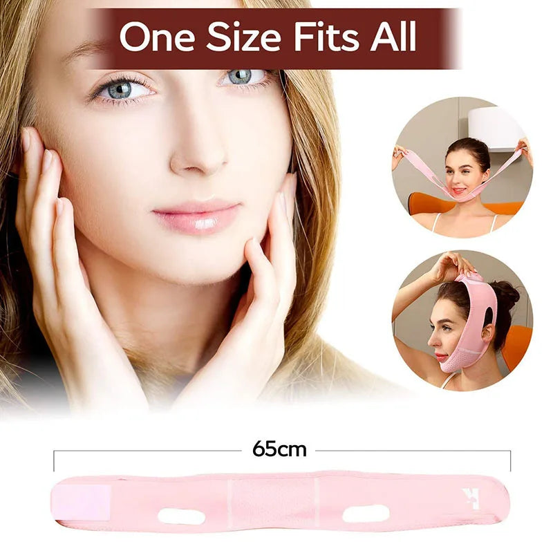 Reusable V Line lifting Mask Facial Slimming Strap - Double Chin Reducer