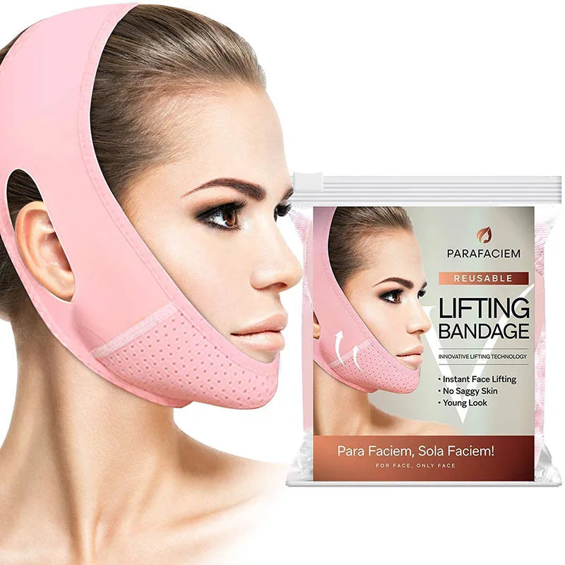 Reusable V Line lifting Mask Facial Slimming Strap - Double Chin Reducer