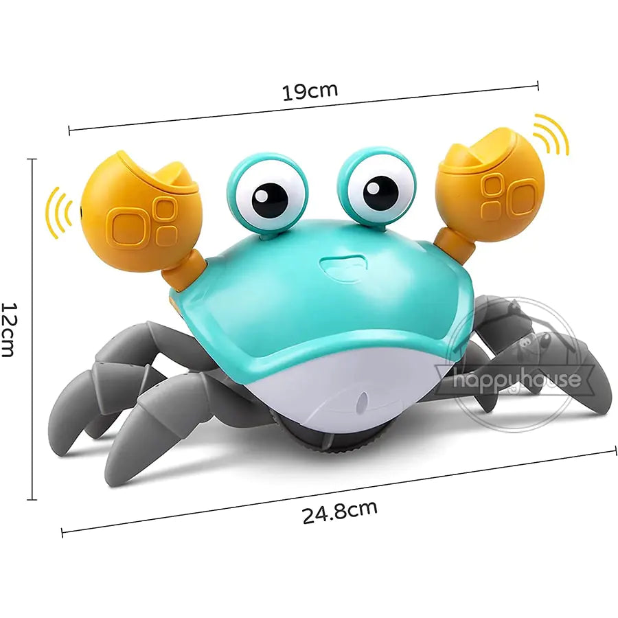 Crawling Crab Baby Toy-Interactive Learning Toy for Baby Development, Sensory Awareness