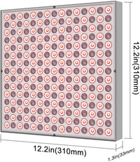 Thumbnail for 45W Red LED Light Therapy Panel, Deep Red 660nm and Near Infrared 850nm LED Light Therapy Combo