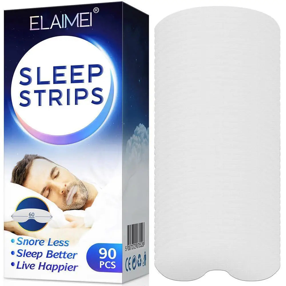 90 Pcs Anti-Snoring Mouth Tape Strips for Better Sleep