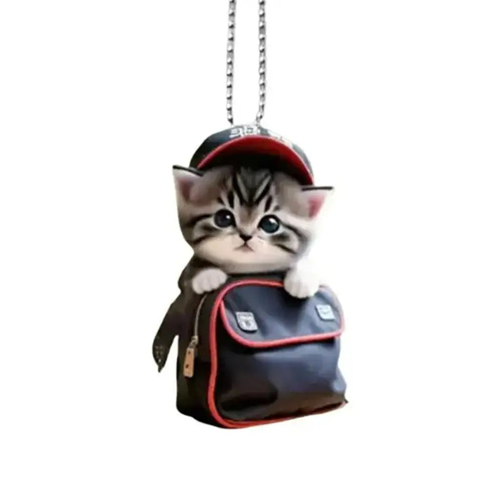 Cat-Shaped Car Hanging Pendant