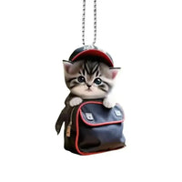 Thumbnail for Cat-Shaped Car Hanging Pendant