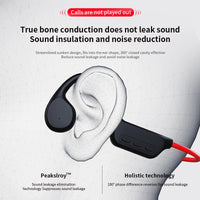 Thumbnail for POLVCDG Bone Conduction Headset IPX8 32GB Bluetooth 5.3 Wireless Swimming Headset with Microphone