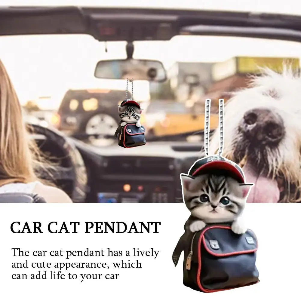 Cat-Shaped Car Hanging Pendant