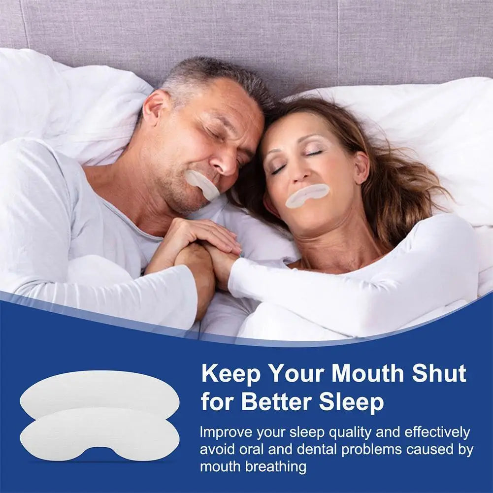 90 Pcs Anti-Snoring Mouth Tape Strips for Better Sleep