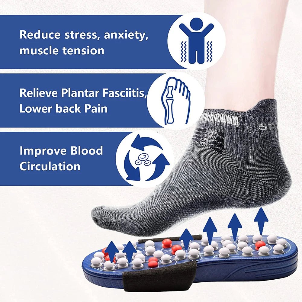 Acupressure Massage Slippers, Foot Massager for Feet Care Reflexology Sandals - Epic Trends and Gifts-Massager-Acupressure Massage Slippers, Foot Massager for Feet Care Reflexology Sandals Sore Plantar Fasciitis Arch Neuropathy Pain Relief