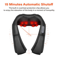 Thumbnail for Shiatsu Neck Shoulder and Back Massager with Heat, Electric Deep Tissue 4D Kneading Massage