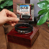 Thumbnail for Dad, You are Amazing! Vegan Leather Bracelet