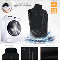 Thumbnail for Heated Vest,Heating Vest Rechargeable,Warming Heated Jacket with 3 Heating Levels Unisex Battery Not Included