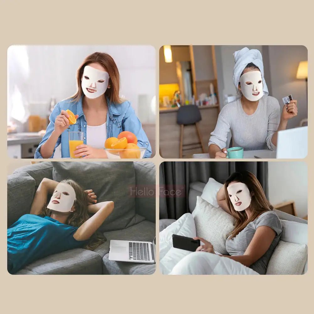 Chroma Glow Pro 7-Spectrum Light Therapy Facial Mask - Epic Trends and Gifts-Facial Mask-Chroma Glow Pro 7-Spectrum Light Therapy Facial Mask