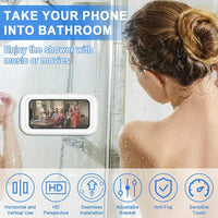 Thumbnail for New Rotation Waterproof Bathroom Phone Wall Mount Holder Adjustable Shower Phone Case Stick on Wall Bathroom Toilet Phone Holder