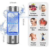 Thumbnail for Hydrogen Water Bottle •Hydrogen Water Bottle Generator with SPE PEM Technology