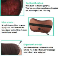 Thumbnail for Electric Massager Pillow-Shiatsu Back and Neck Massager with Heat - 3D Kneading Deep Tissue Electric Massage Pillow - Epic Trends and Gifts-Electric Massager Pillow-Electric Massager Pillow-Shiatsu Back and Neck Massager with Heat - 3D Kneading Deep Tissue Electric Massage Pillow