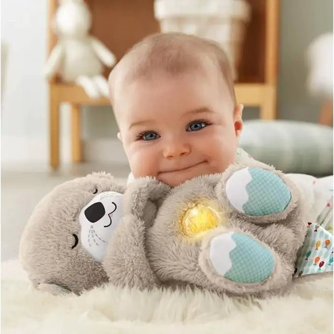 Fisher-Price Sound Machine Soothe 'n Snuggle Otter - Epic Trends and Gifts-Stuffed Animal Sensory Toy-Fisher-Price Sound Machine Soothe 'n Snuggle Otter