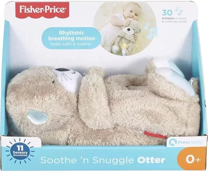 Fisher-Price Sound Machine Soothe 'n Snuggle Otter - Epic Trends and Gifts-Stuffed Animal Sensory Toy-Fisher-Price Sound Machine Soothe 'n Snuggle Otter