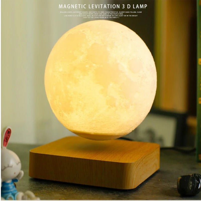 Floating Moon Lamp, LED Table Lamp, Levitate & Rotate in Air, Night Light, Multicolor, Touch Control - Epic Trends and Gifts-Night Light-Floating Moon Lamp, LED Table Lamp, Levitate & Rotate in Air, Night Light, Multicolor, Touch Control