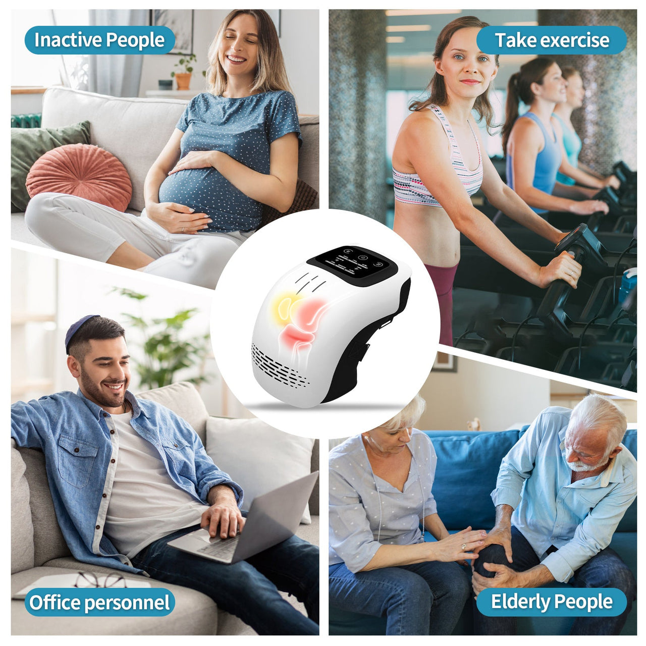 Intelligent Knee Massager Electric Knee Physiotherapy - Epic Trends and Gifts-Massagers-Intelligent Knee Massager Electric Knee Physiotherapy