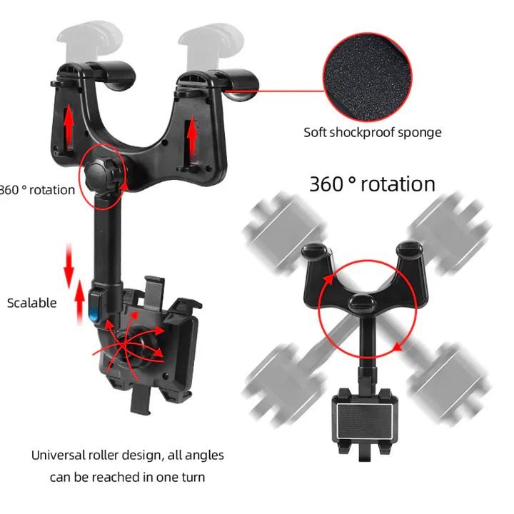 Malleable 360º Car Holder - Epic Trends and Gifts-Phone Holder-Malleable 360º Car Holder