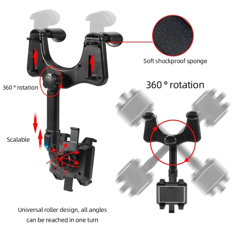 Malleable 360º Car Holder - Epic Trends and Gifts-Phone Holder-Malleable 360º Car Holder