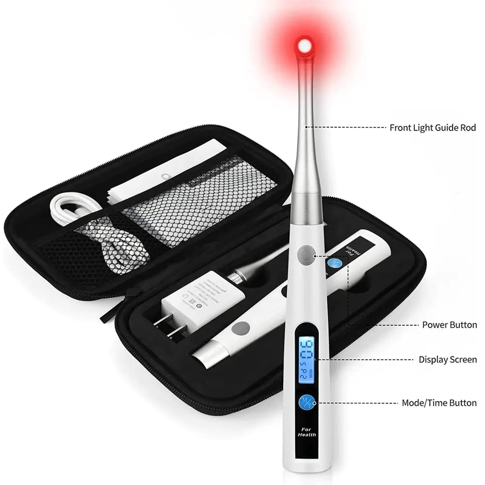 Red Light Therapy Wand Device •Treatment for Fever Blister, Canker Sore Mouth Sore Relief