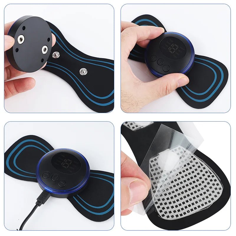 Neck Massager •Portable Electric Massage Patches with EMS and 8 Modes •Rechargeable Mini Muscle Stimulators •Fitness Equipments - Epic Trends and Gifts-Massager-Neck Massager Portable Electric Massage Patches with EMS and 8 Modes Rechargeable Mini Muscle Stimulators Fitness Equipments