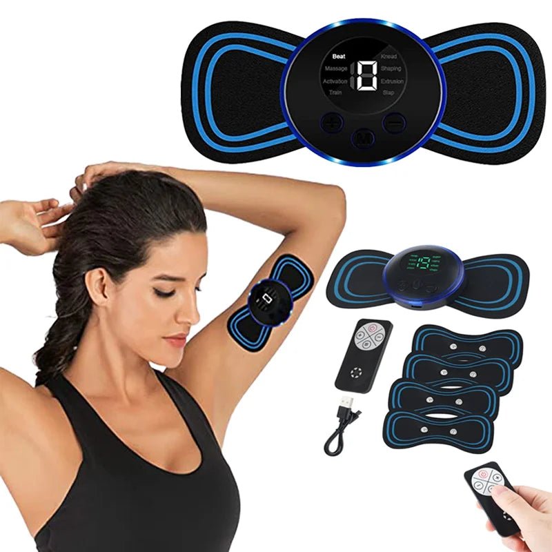 Neck Massager •Portable Electric Massage Patches with EMS and 8 Modes •Rechargeable Mini Muscle Stimulators •Fitness Equipments - Epic Trends and Gifts-Massager-Neck Massager Portable Electric Massage Patches with EMS and 8 Modes Rechargeable Mini Muscle Stimulators Fitness Equipments