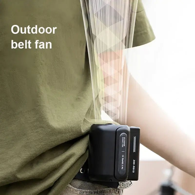 Portable Rechargeable Mini Waist Fan - Epic Trends and Gifts-Fans-Portable Rechargeable Mini Waist Fan