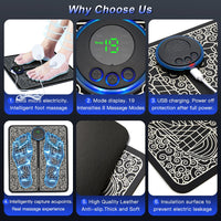 Thumbnail for Rechargeable Portable Foot Intelligent Massage Pad - Epic Trends and Gifts-Rechargeable Portable Foot Intelligent Massage Pad-Rechargeable Portable Foot Intelligent Massage Pad