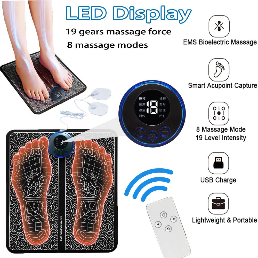 Rechargeable Portable Foot Intelligent Massage Pad - Epic Trends and Gifts-Rechargeable Portable Foot Intelligent Massage Pad-Rechargeable Portable Foot Intelligent Massage Pad