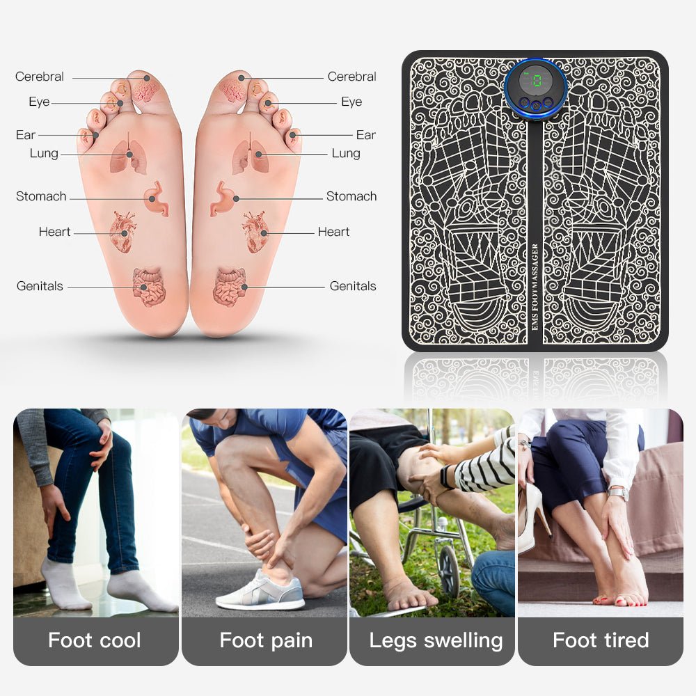 Rechargeable Portable Foot Intelligent Massage Pad - Epic Trends and Gifts-Rechargeable Portable Foot Intelligent Massage Pad-Rechargeable Portable Foot Intelligent Massage Pad