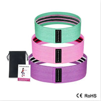 Thumbnail for 3 Piece Fitness Rubber Bands Resistance Bands