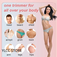 Thumbnail for Waterproof Electric Bikini Trimmer for Women - Cordless Body Hair Shaver and Painless Epilator for Legs - Epic Trends and Gifts-Hair Trimmer-Waterproof Electric Bikini Trimmer for Women - Cordless Body Hair Shaver and Painless Epilator for Legs