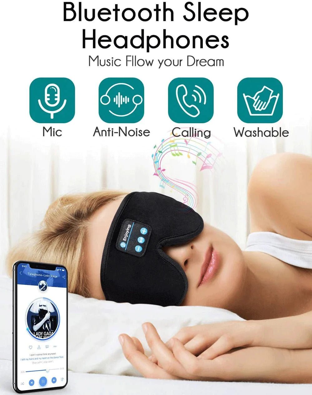 DreamTunes Eye Mask Symphony - Epic Trends and Gifts-DreamTunes Eye Mask Symphony-DreamTunes Eye Mask Symphony