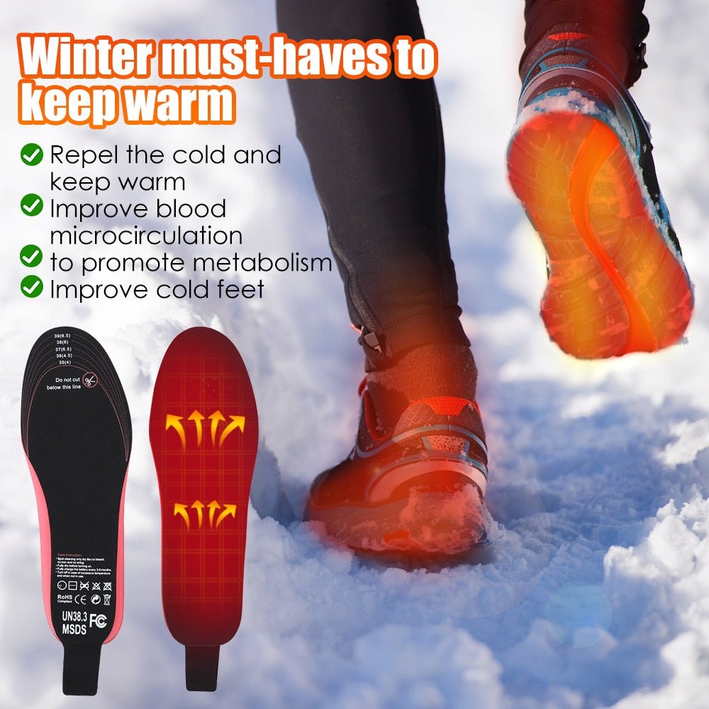 Electric Heating Insole Foot Warmer - My Home Goods and Gifts-Electric Heating Insole Foot Warmer-Electric Heating Insole Foot Warmer