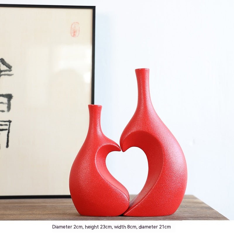 European-style Simple Ceramic Vase, Living Room, Wine Cabinet, High-end - Epic Trends and Gifts-European-style Simple Ceramic Vase Livin-European-style Simple Ceramic Vase, Living Room, Wine Cabinet, High-end