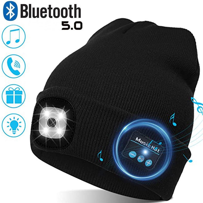 LED Hat With Stereo Headset - My Home Goods and Gifts-LED Hat With Stereo Headset-LED Hat With Stereo Headset