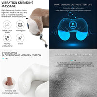 Thumbnail for Neck Massager U Shaped Pillow - My Home Goods and Gifts-Neck Massager-Neck Massager U Shaped Pillow