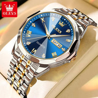 Thumbnail for OLEVS 9931 Quartz Watches Men Original Luminous, Waterproof, Shock Resistant Stainless Steel - Epic Trends and Gifts--image_3